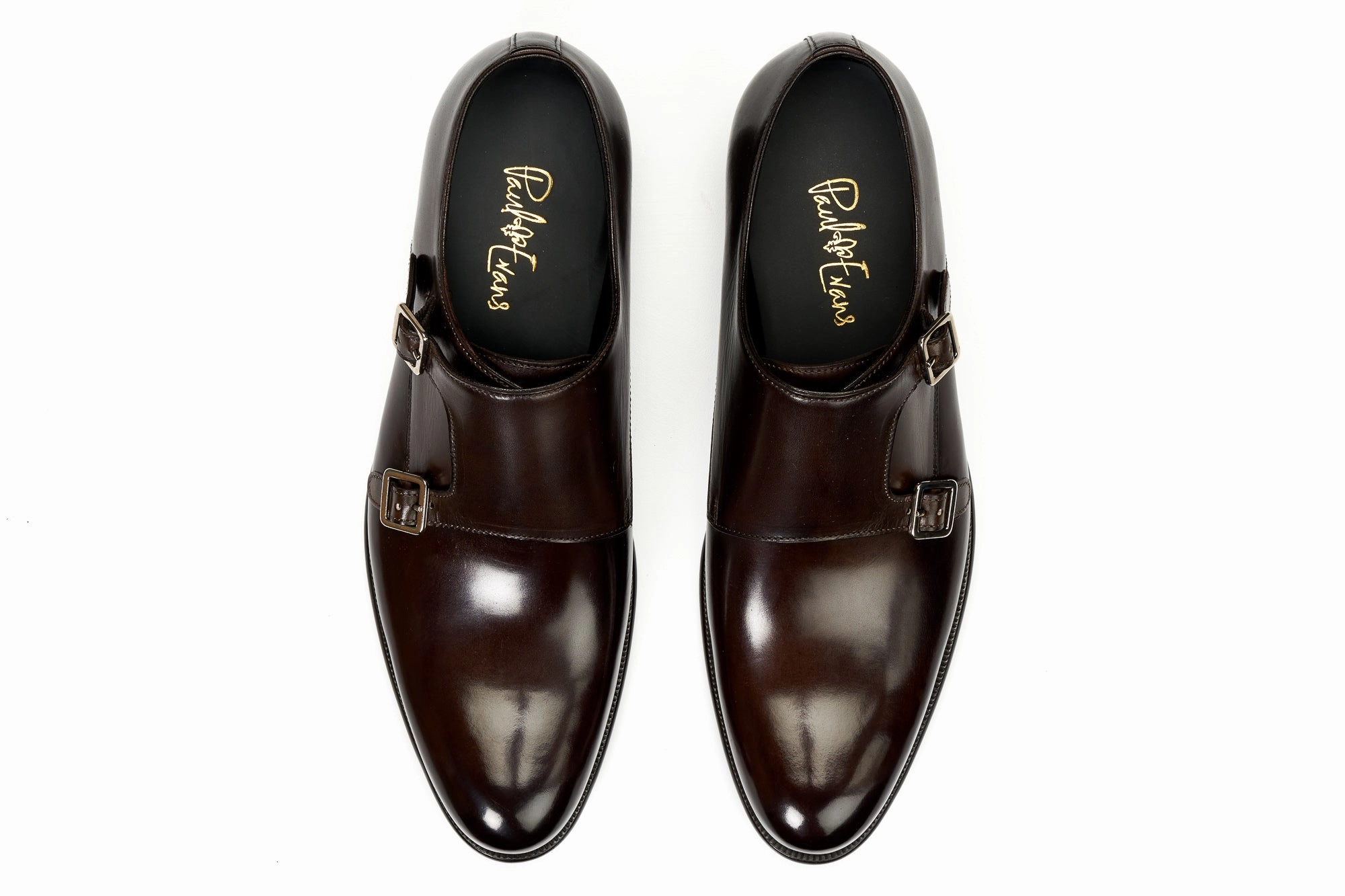 The Poitier Double Monk Strap - Chocolate Oxford Vs Brogue