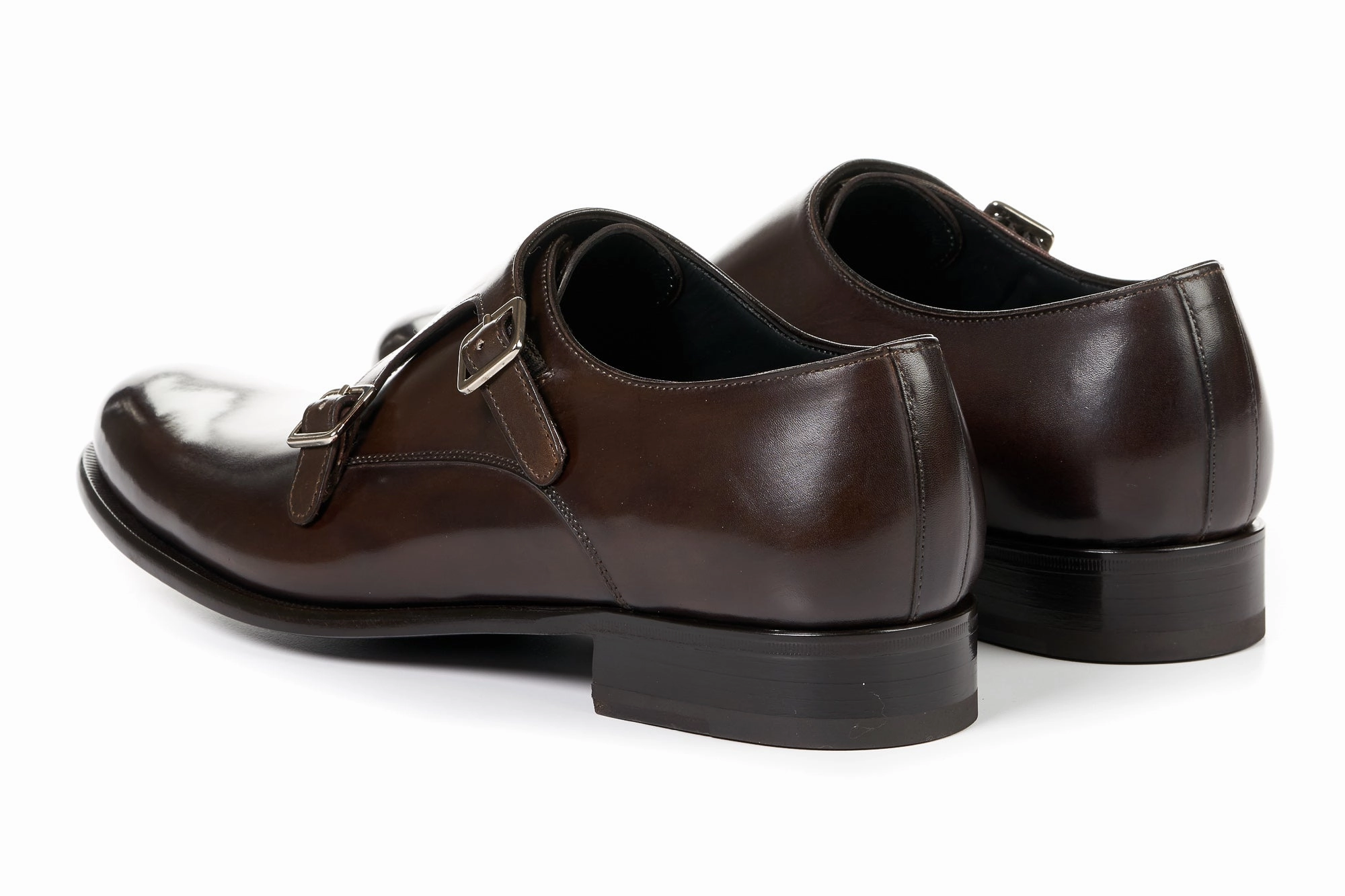Brogues Irish The Poitier Double Monk Strap - Chocolate