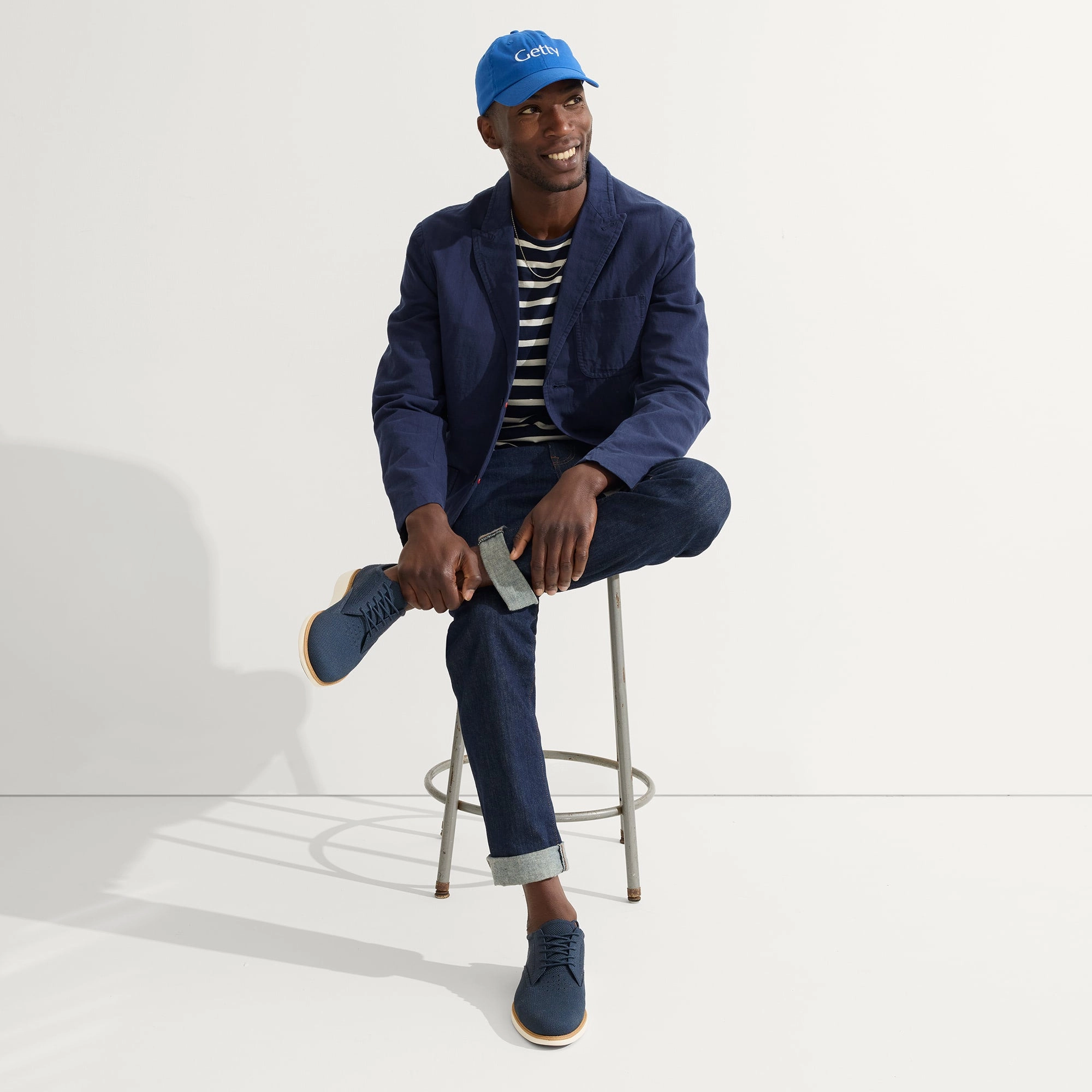 Wide Toe Oxfords The Oxford - Night Navy