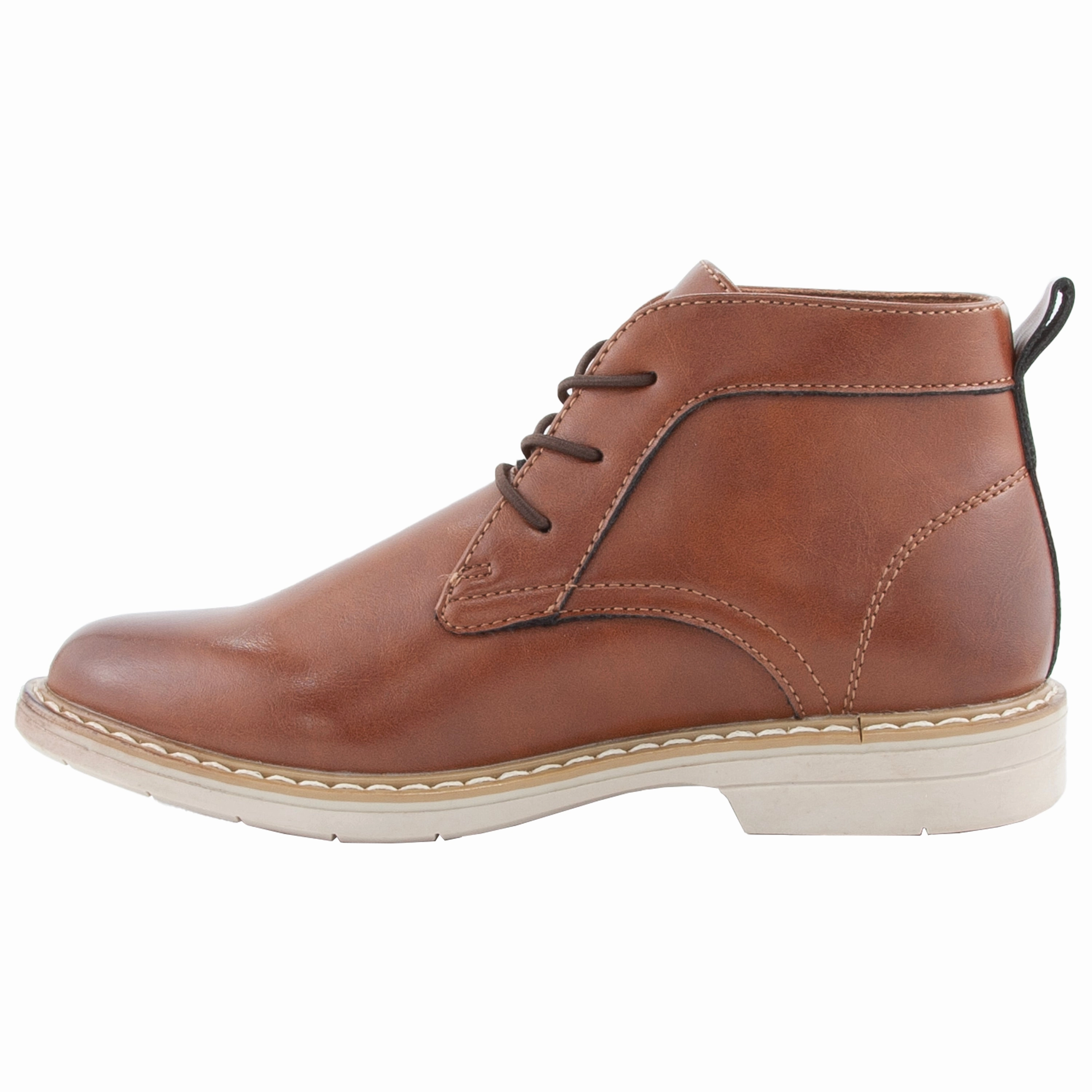 Kids' Garfield Jr in Cognac Rockport Suede Oxfords