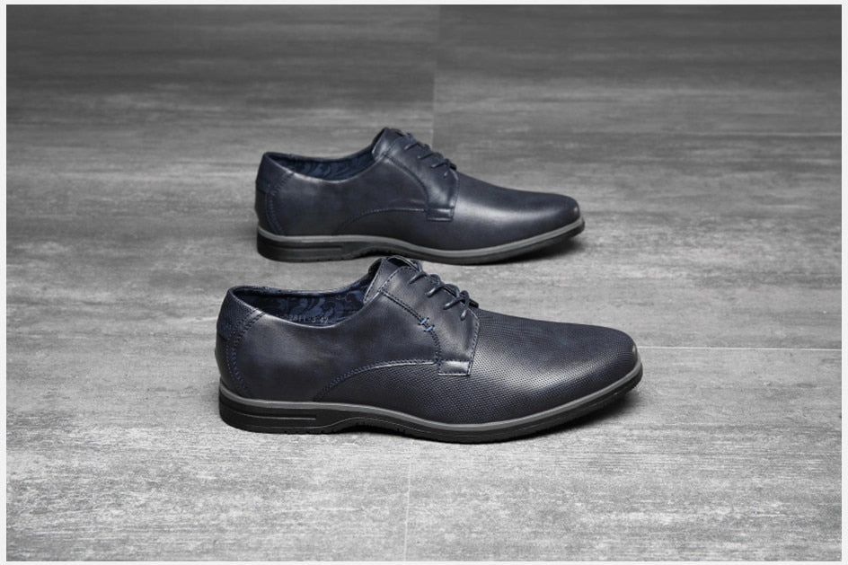 West Louis Lightweight Leather Business Office Dress Shoes Oxford Canvas