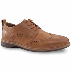 Zerøgrand Meritt Wingtip Oxfords Men's Delgado in Honey - NEW SUPRO