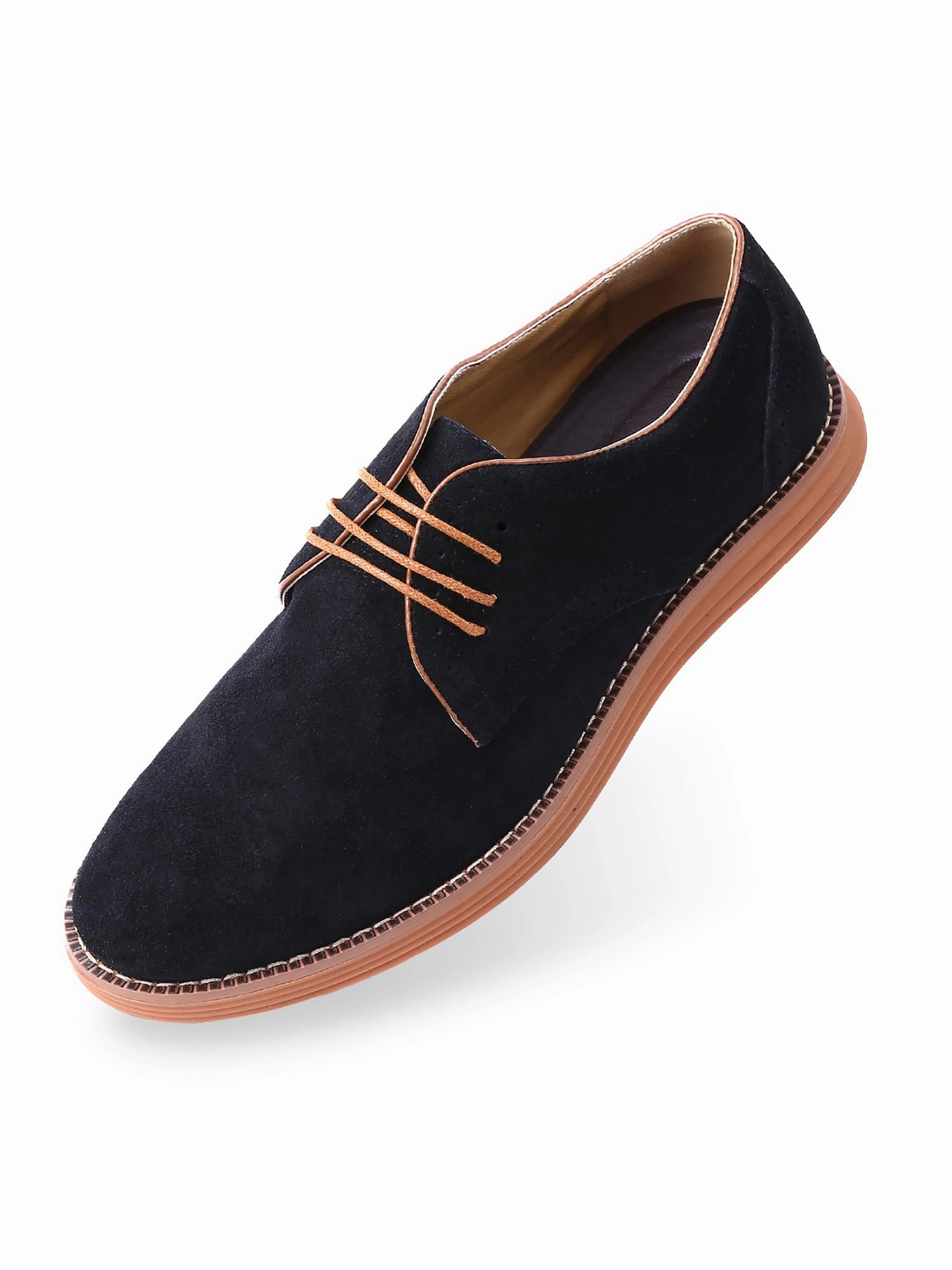 Elegant Suede Oxford Shoes Steel Toe Oxford