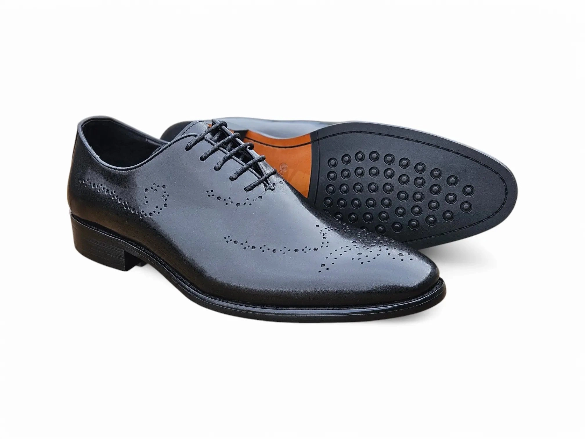 Grand Wing Oxfords Whole Cut Oxford with Medallions