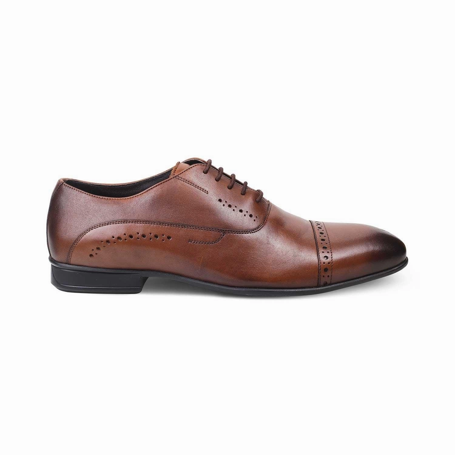 Moretti Kylian Wingtip Oxfords The Togford Brown Men's Oxford Lace Ups Tresmode