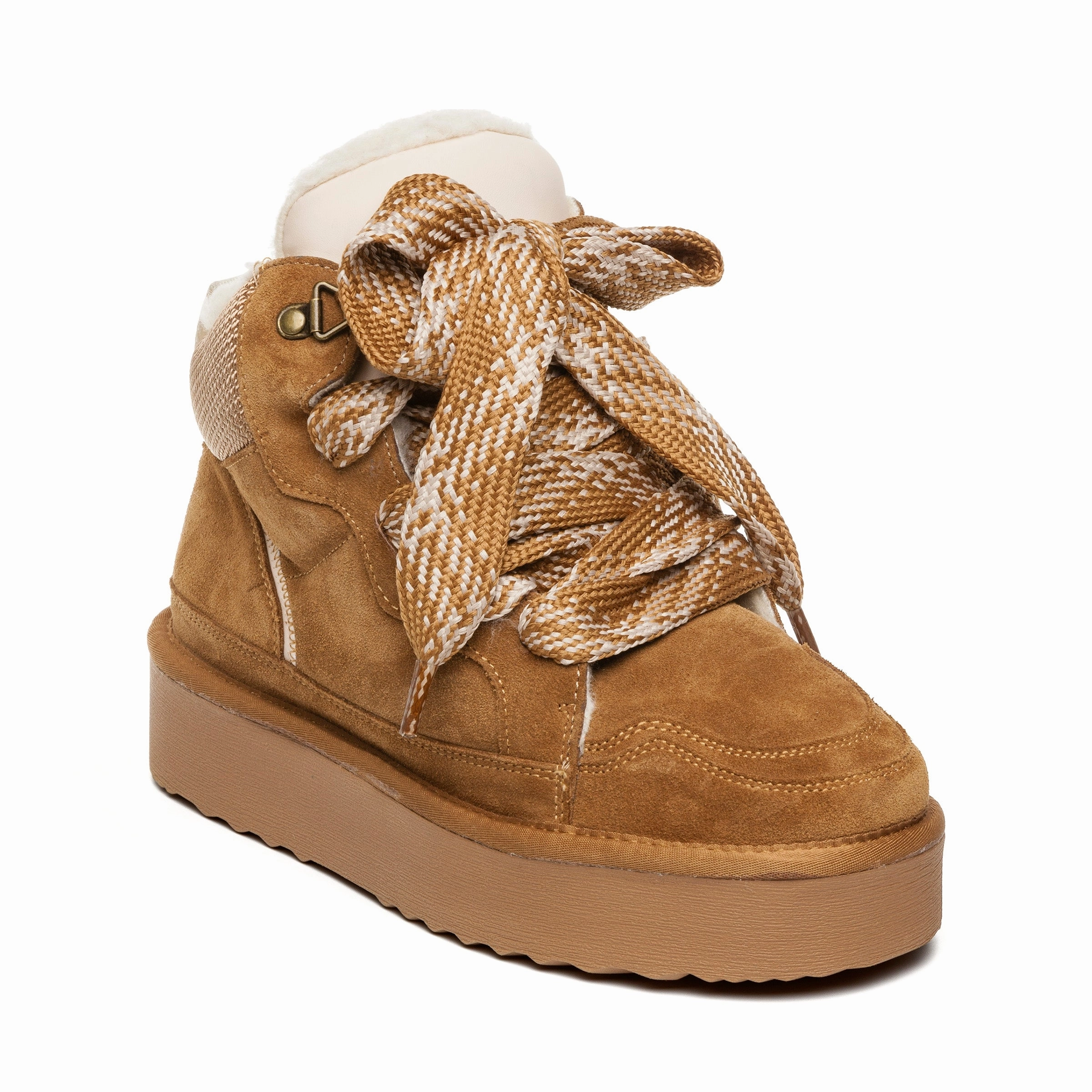 Paci Sneaker CHESTNUT SUEDE Carven Mary Jane Shoes