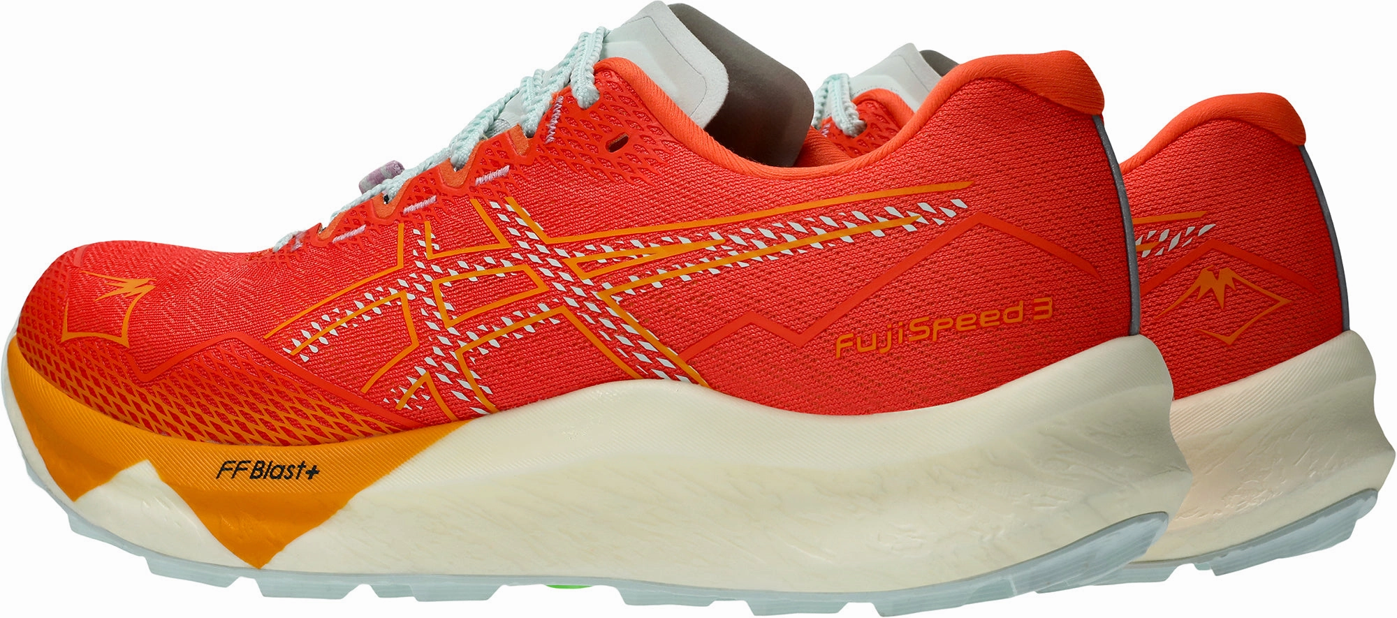 Best Durable Trail Shoes Asics FujiSpeed 3 Mens Trail Running Shoes - Red