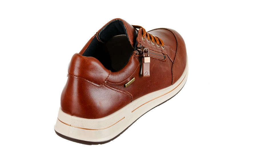 Designer Brogue Boots Ara Chestnut Brown
