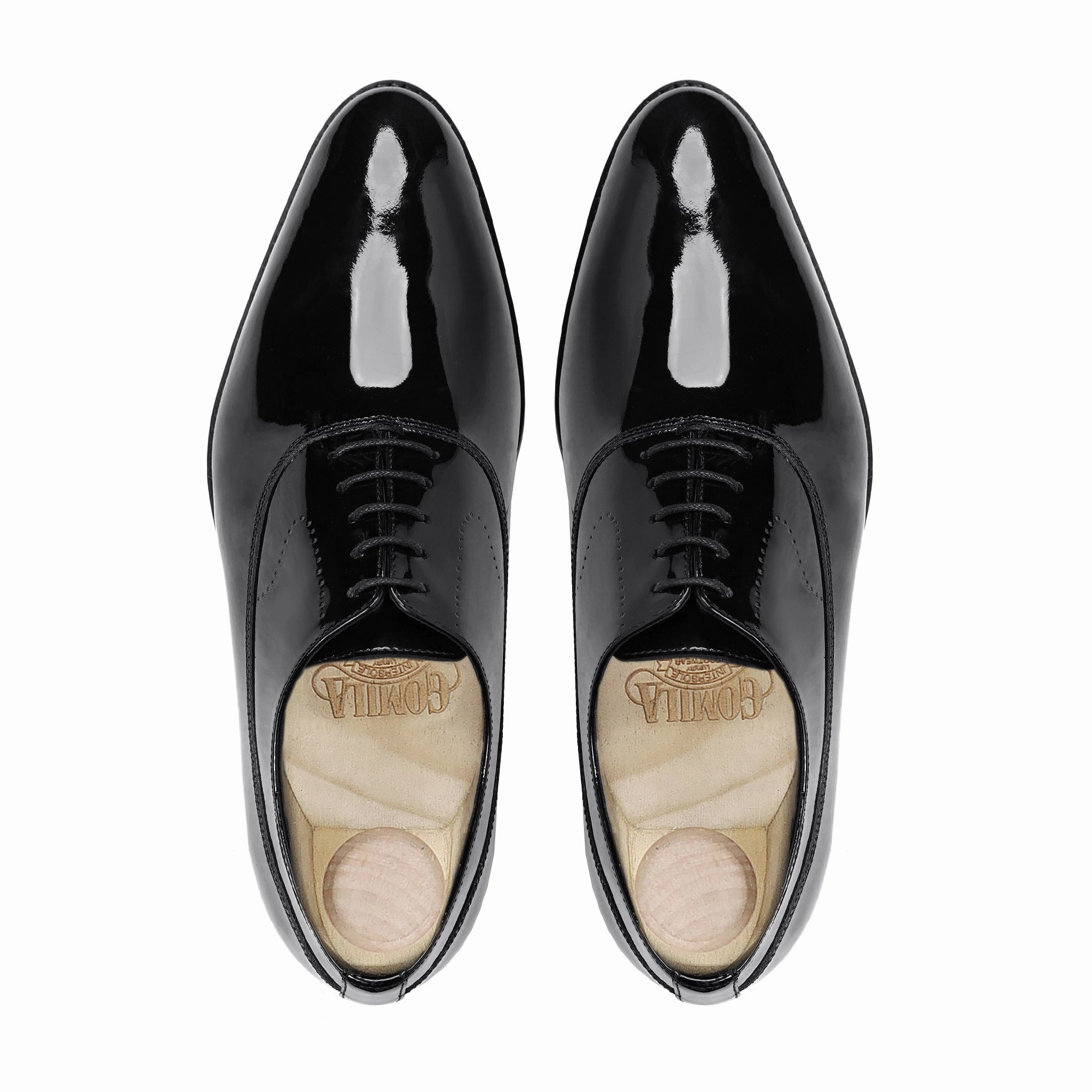 Casual Oxfords Penzy - Men's Black Patent Leather Oxford Shoe