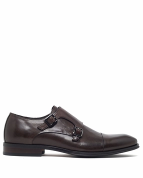 Milano Brown Leather Brogue Shoes Style