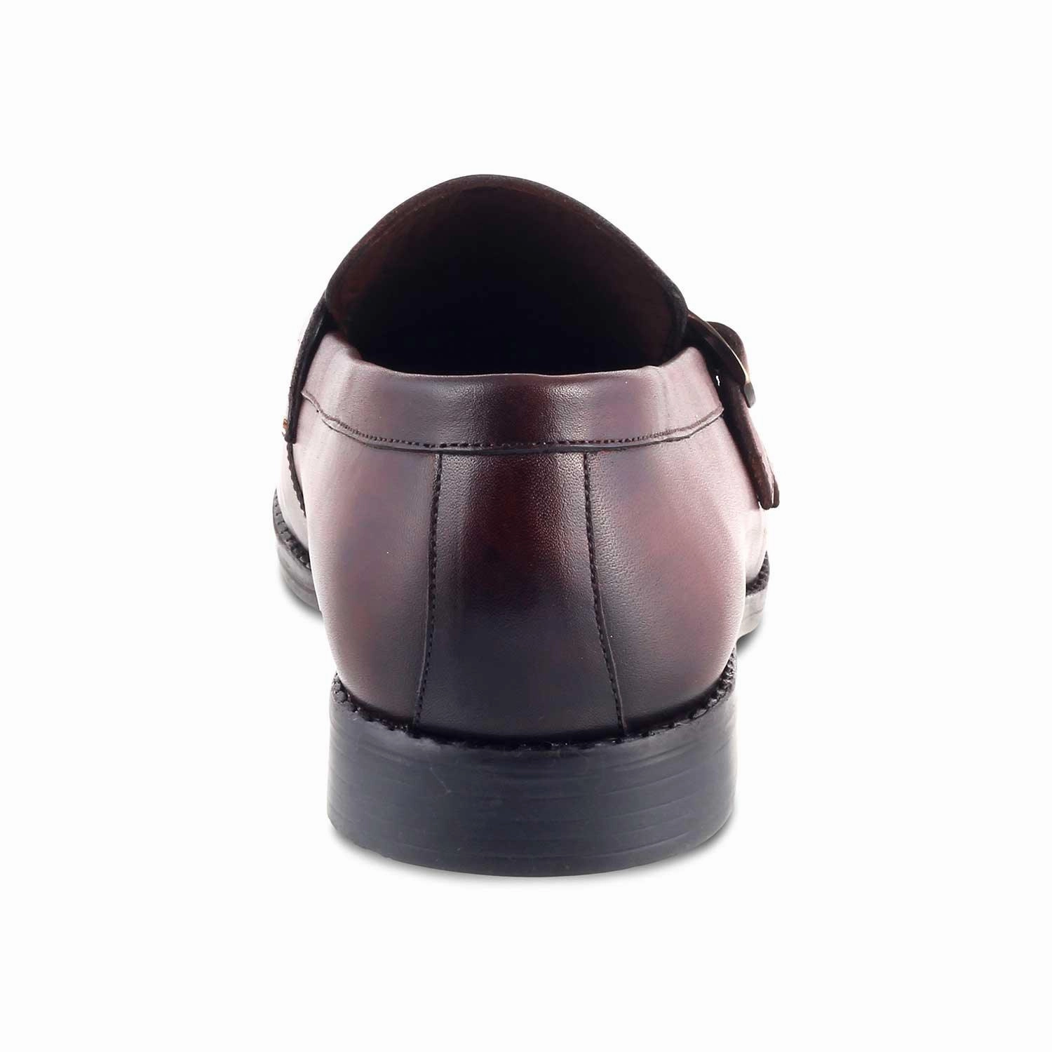 Mission Brogue Accent The Bondy Brown Men's Double Monk Shoes Tresmode