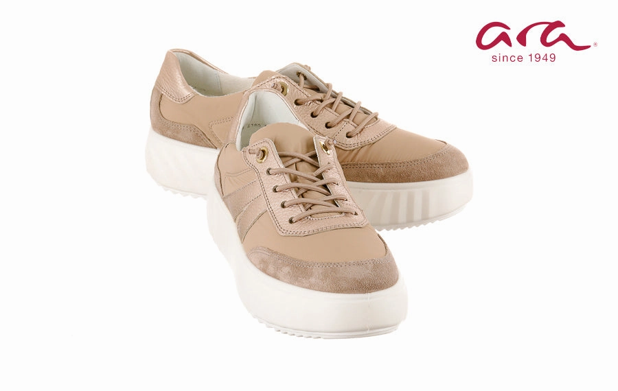ARA CARINA BEIGE Dr Martin Brogues
