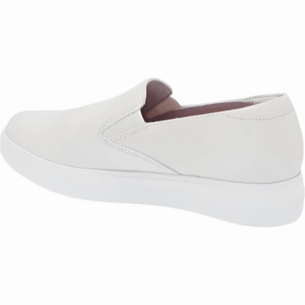 Slip On For Sale Munro Women's Lennox Slip-On Sneaker - White Snake Print Suede