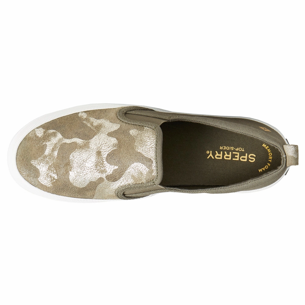 Steel Toe Boots Slip On Crest Twin Gore Camo Slip On Sneakers