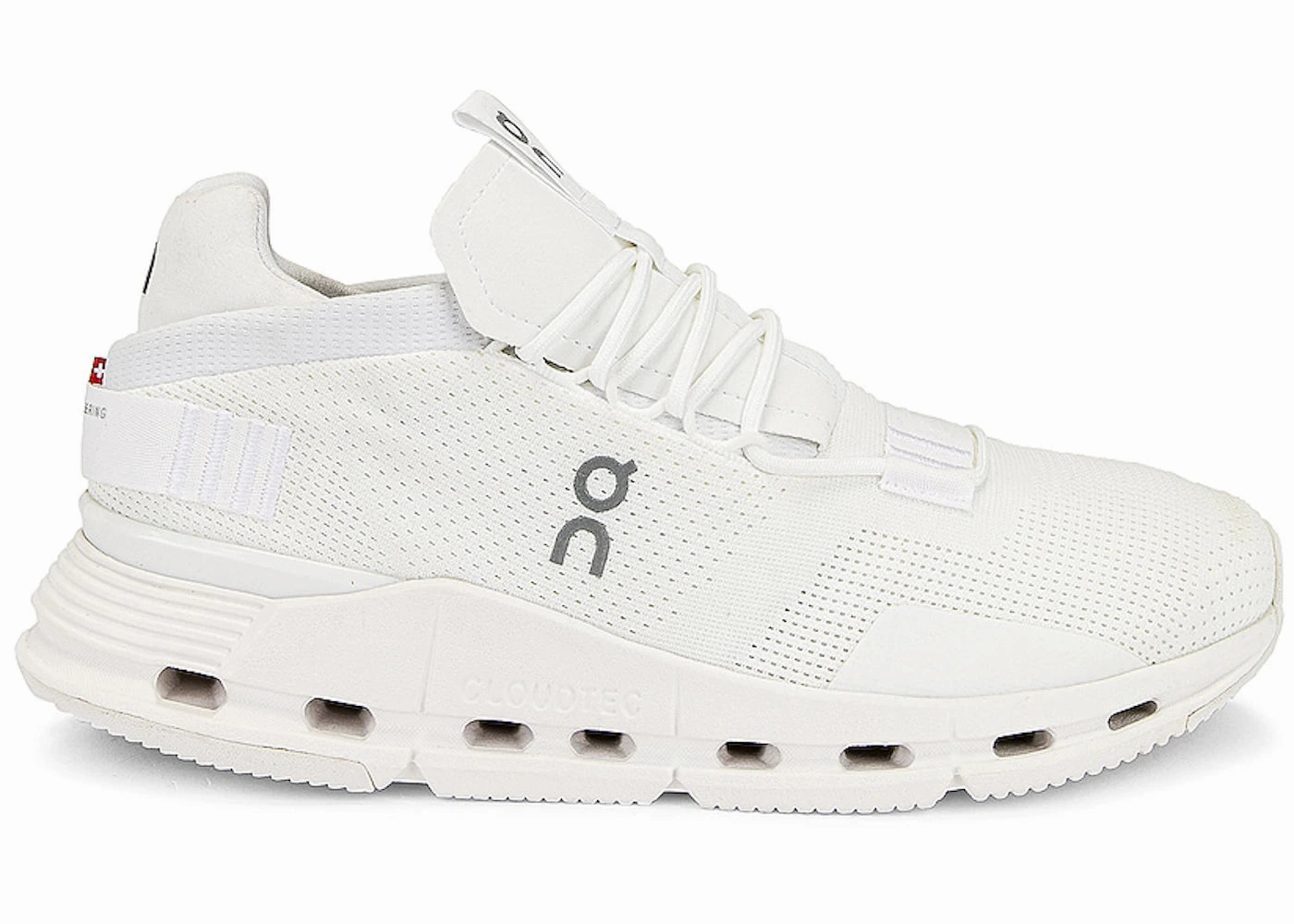Natural Running Shoes On Running Cloudnova All White