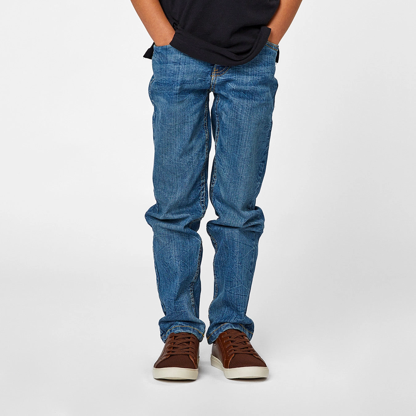 Orthofeet Oxfords Kids' Dawson Jr. in Brown