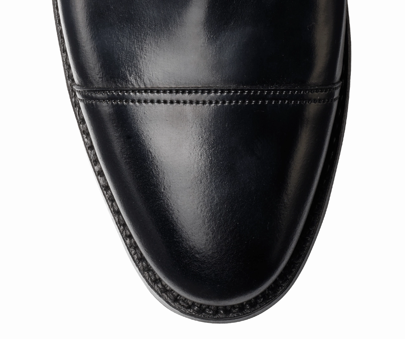Bradford Black Cordovan Shoes That Lace Up Your Leg