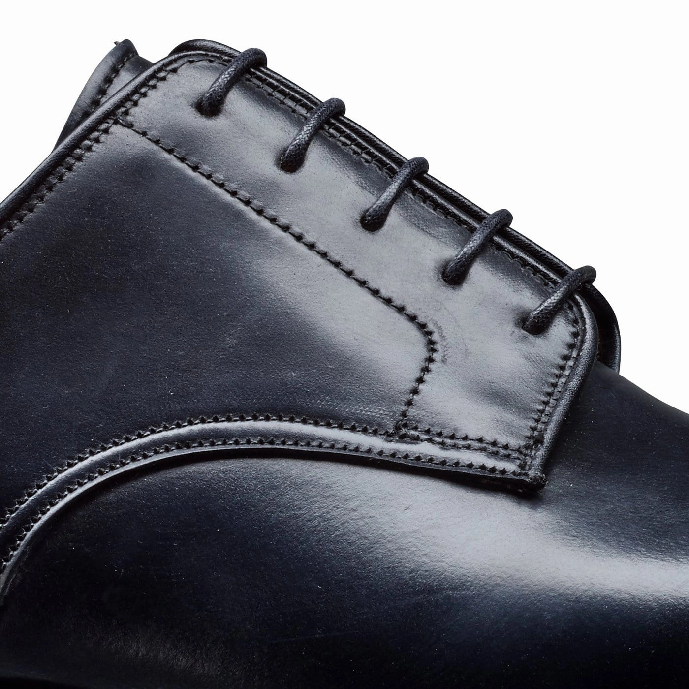 Lace Up Work Shoes Bradford Black Cordovan