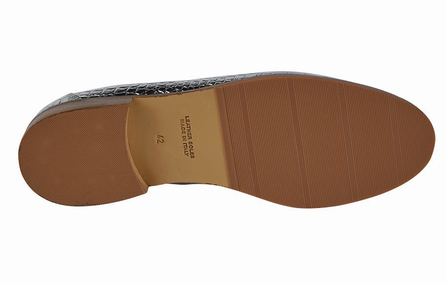 Bb Cancan Silver Box Loafers