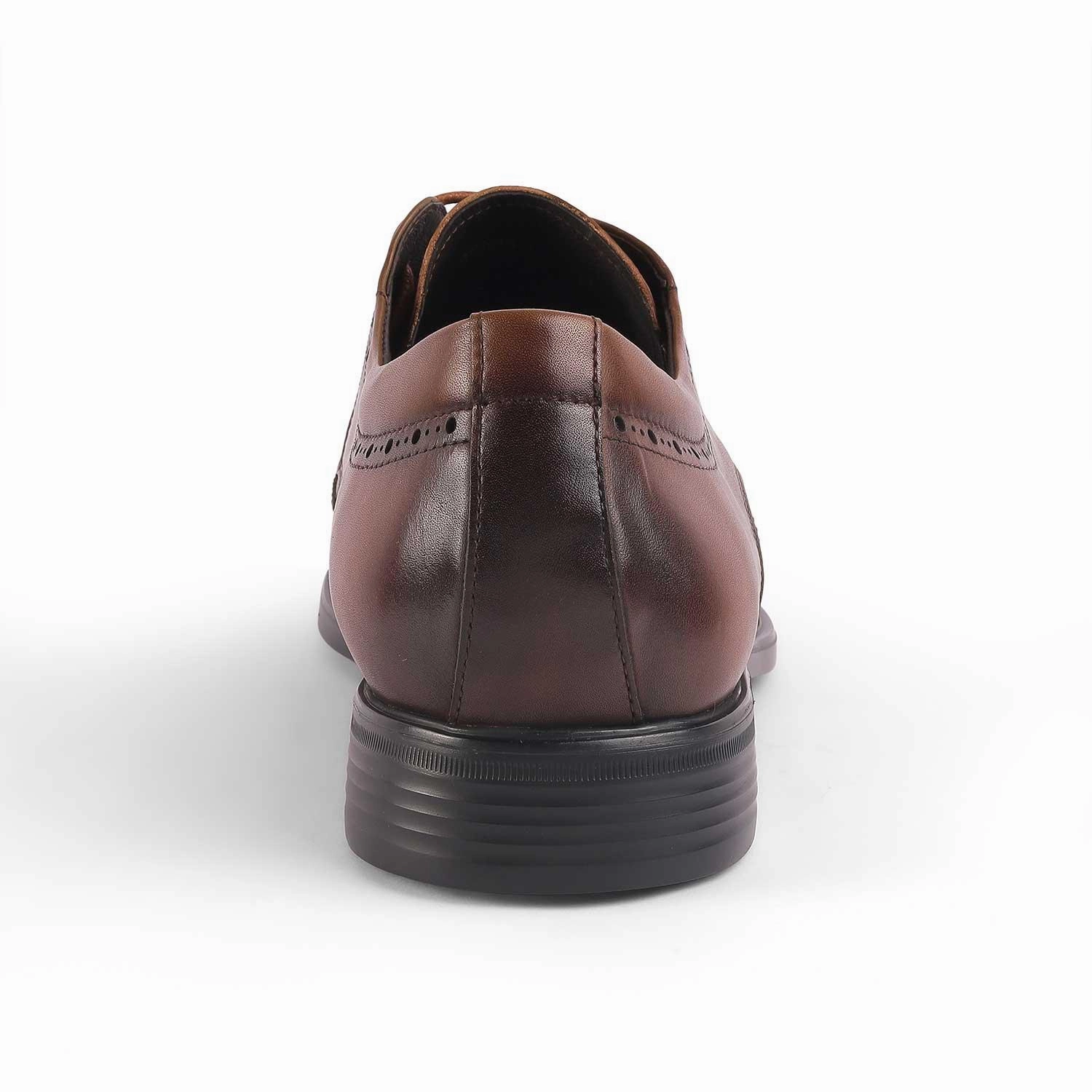 Tresmode St.James Brown Men's Oxford Brogue Lace Ups Vegetarian Shoes Brogues