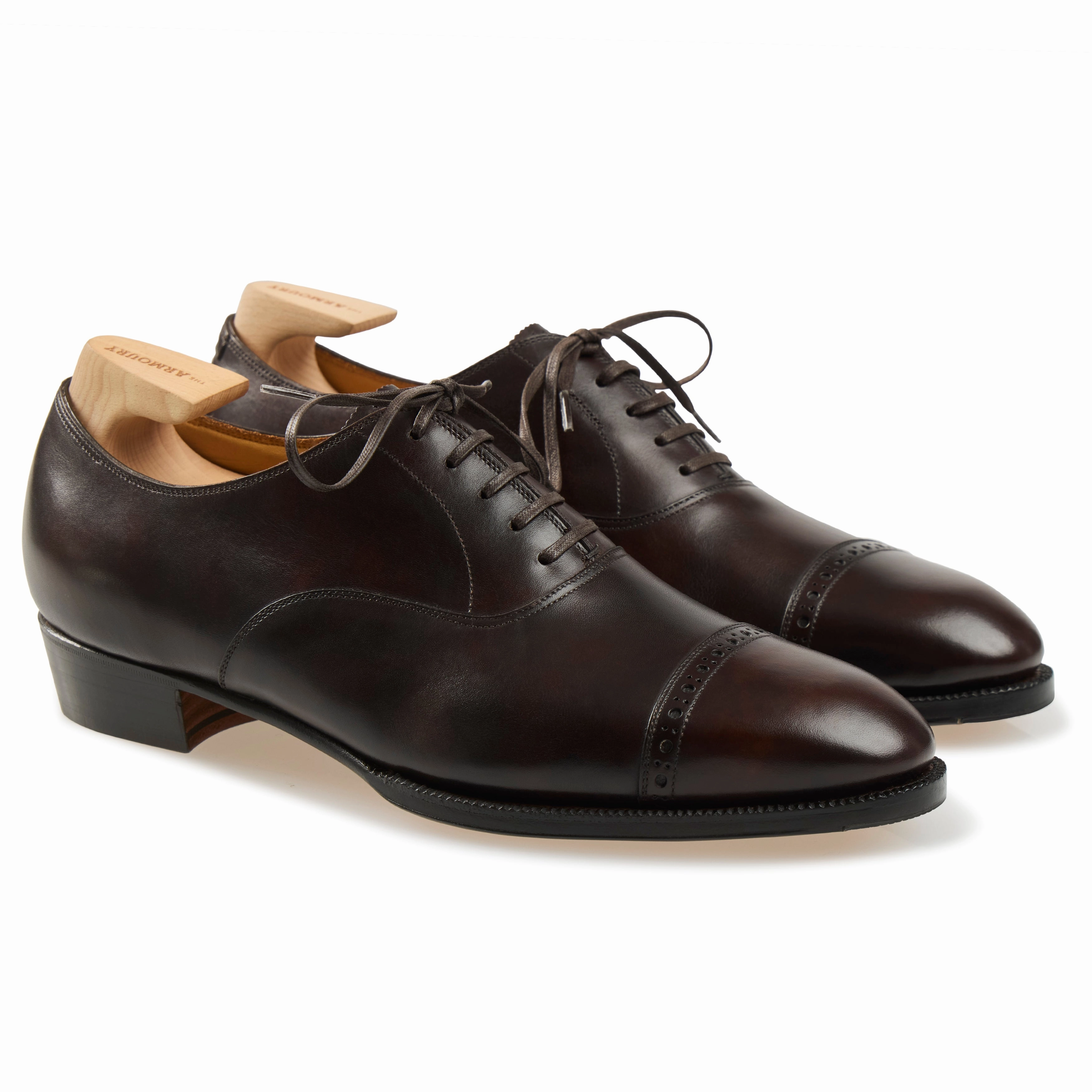 Gold Oxfords Museum Calf Captoe Oxford