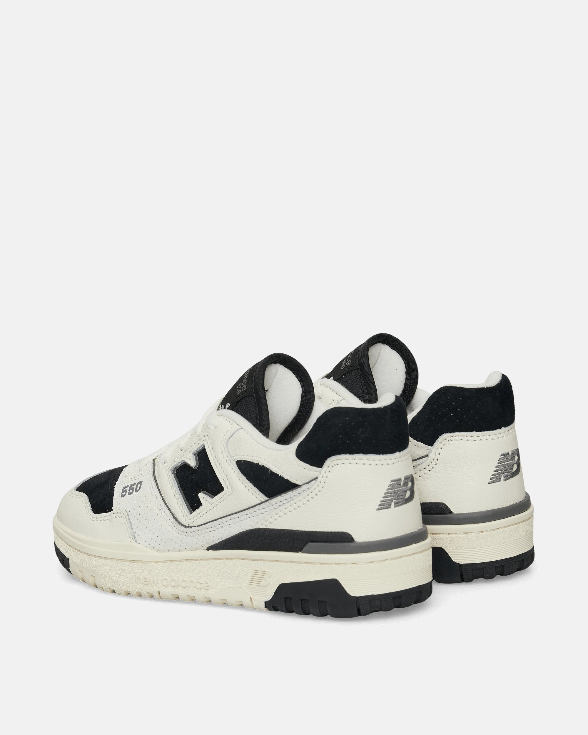 550 Sneakers Sea Salt / Black Basketball Shoes Flywire