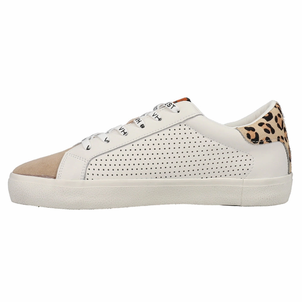 Grand National Slip Ons Phoebe Leopard Perforated Slip On Sneakers