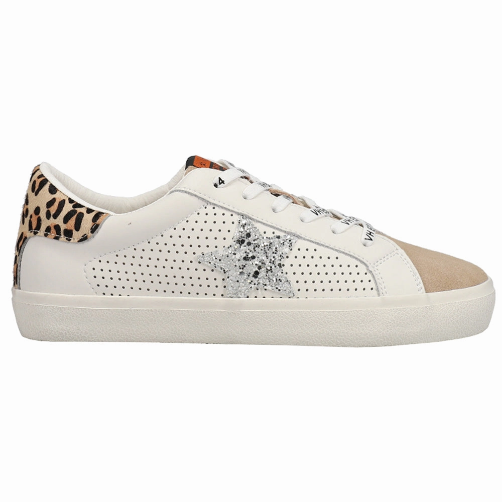 Phoebe Leopard Perforated Slip On Sneakers Lightweight Slip On Boots