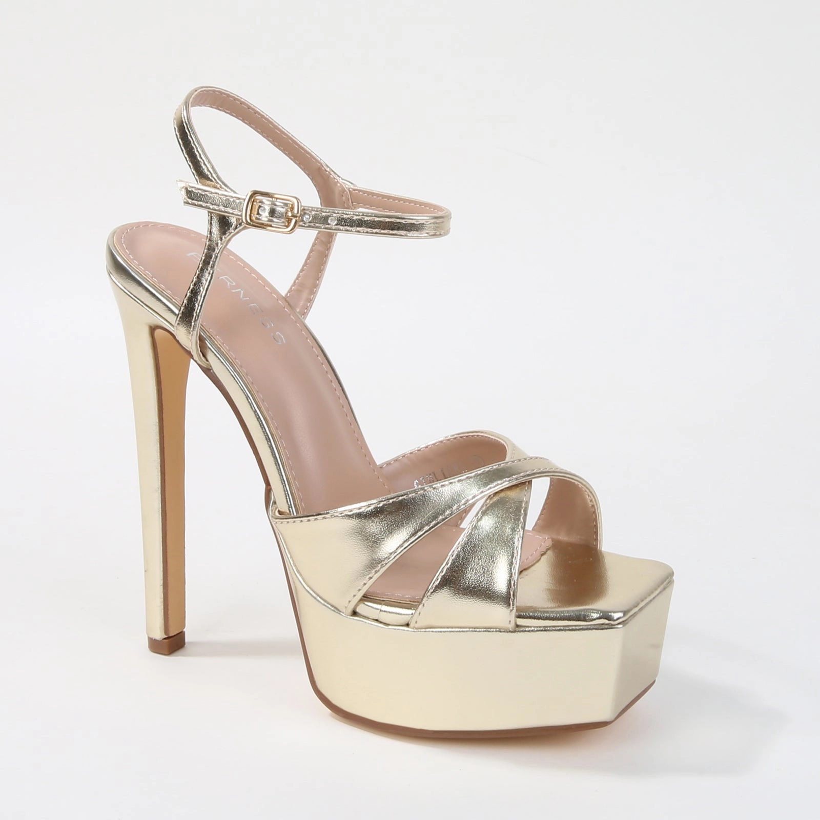 Giuliana Crisscross Straps Glossy Platform Heels Mary Jane Shoes By Keen