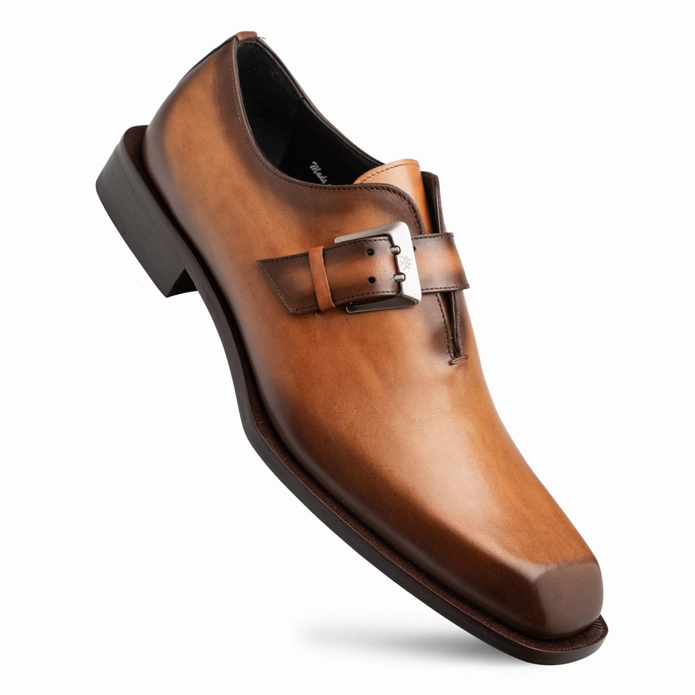 Plain Chiseled Toe Monk Strap English Brogues Brands