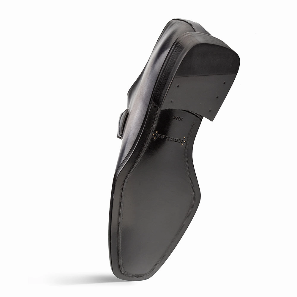 Brogues With Skirts Plain Chiseled Toe Monk Strap