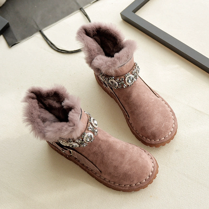 Northside Modesto Snow Boot Women Casual Fashion Furred Flat Snow Boots