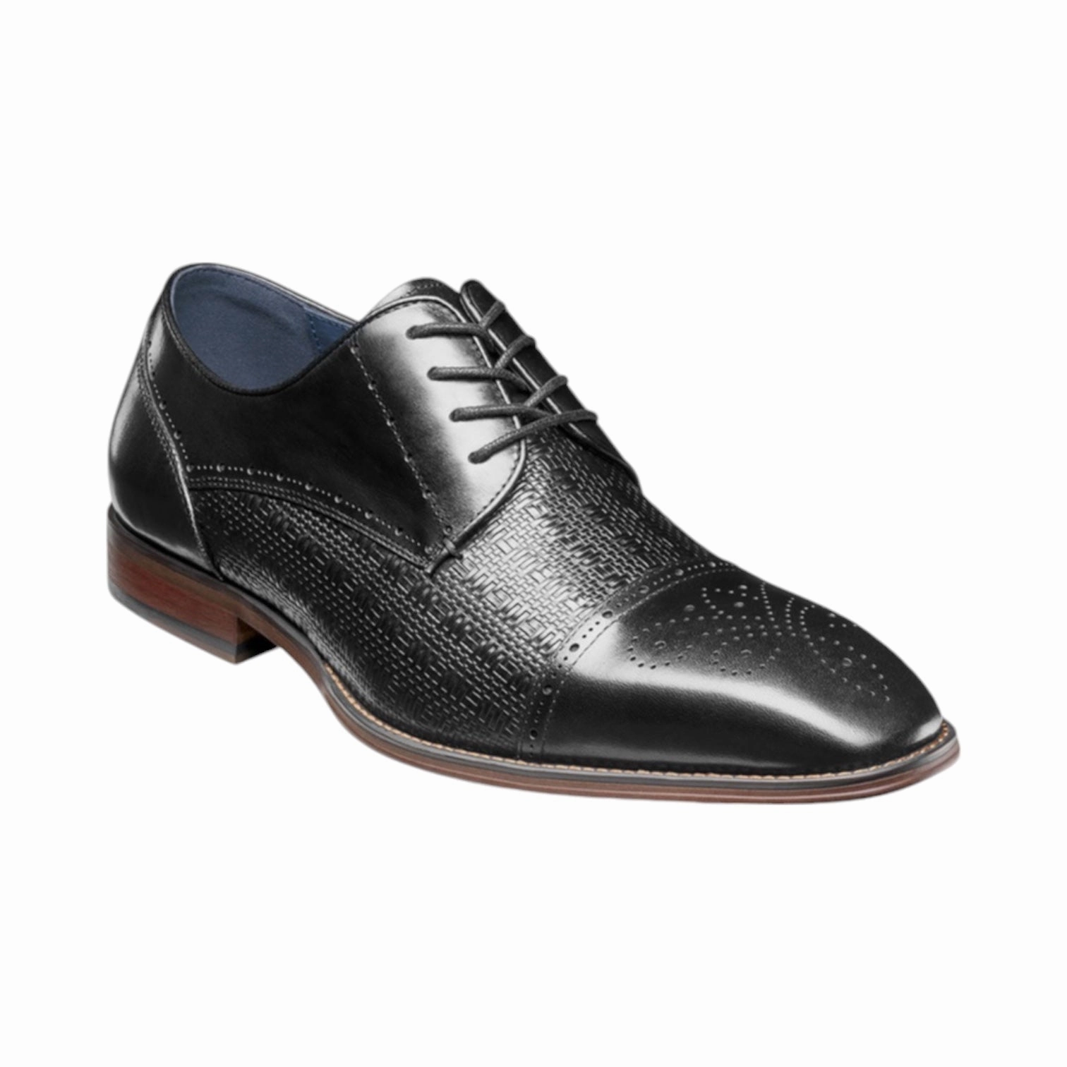 STACY ADAMS: Silsbury Oxford 25675 Oxford Shoes With Chunky Heel