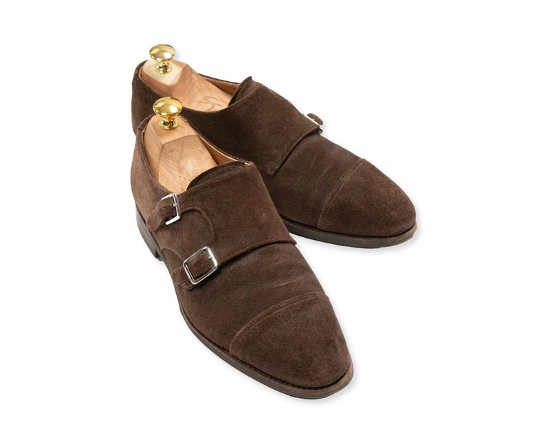 Brown Suede Double Monk Straps The Brogues Don't Shoot Me Down