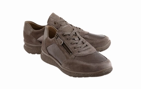 Ladies Suede Brogues Har Mineral