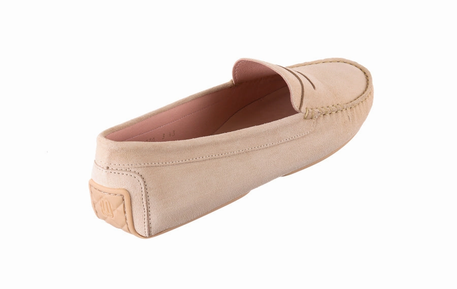 Pb Earlgrey Beige Loafers Mens Leather