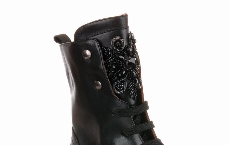 Steel Toe Brogues Eva Crown Black