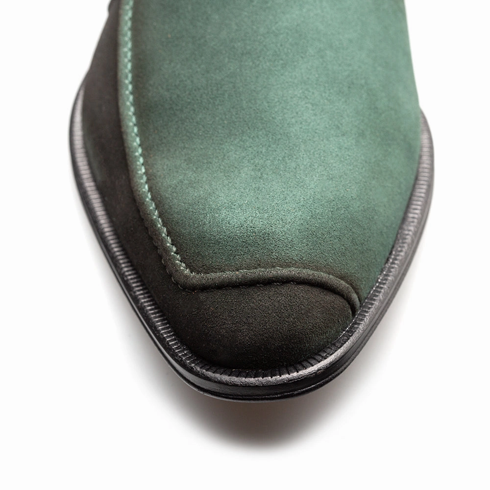 Vintage Oxblood Brogues Diesel Suede Monk Strap