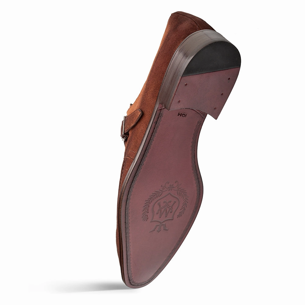 Delight Brogue Diesel Suede Monk Strap