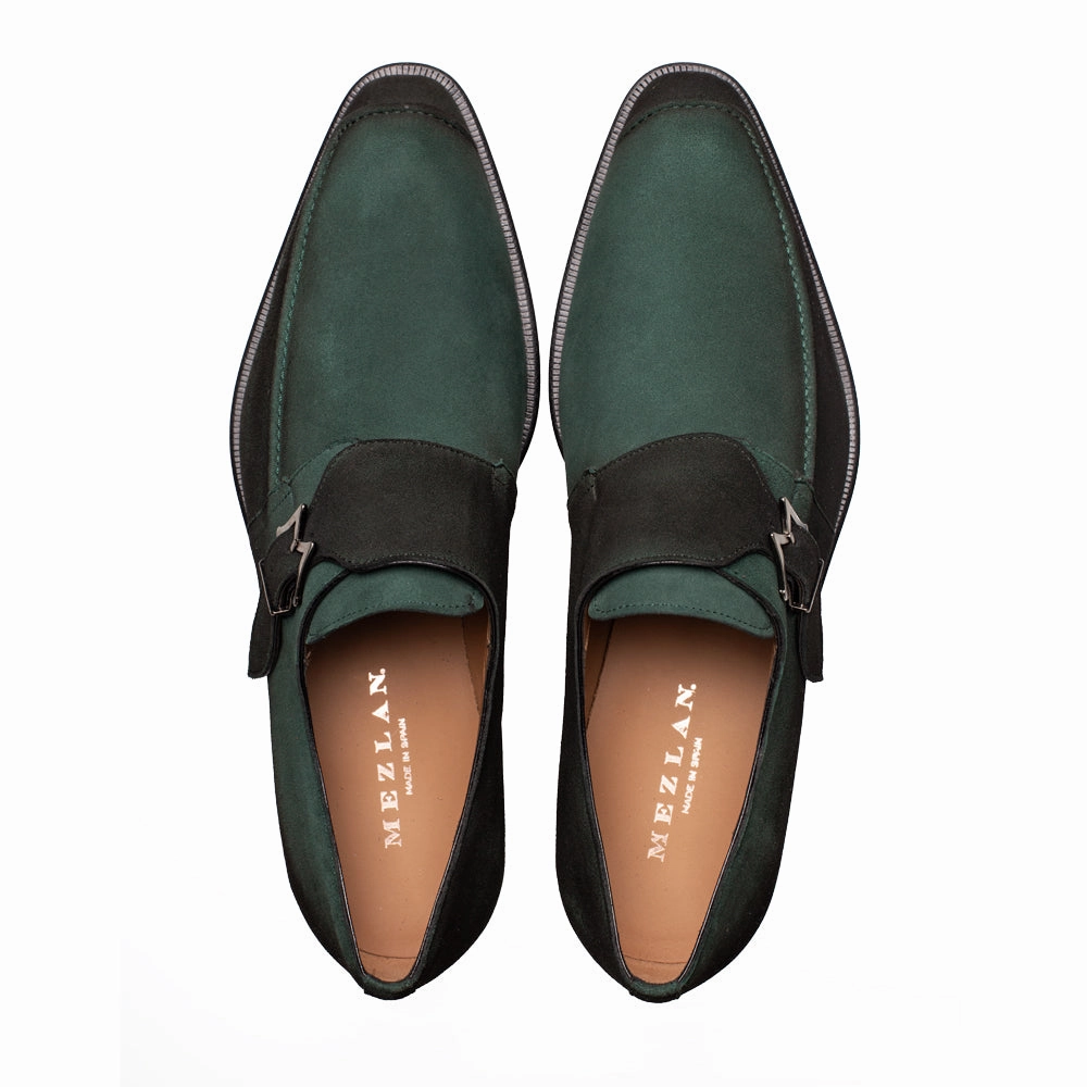 Classic Leather Lux Horween Brogue Diesel Suede Monk Strap