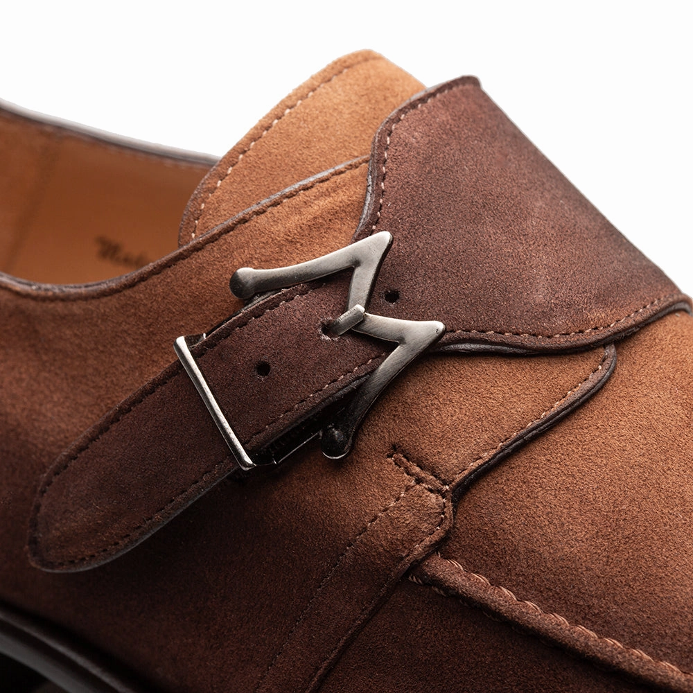 Quarter Brogue Vs Semi Brogue Diesel Suede Monk Strap