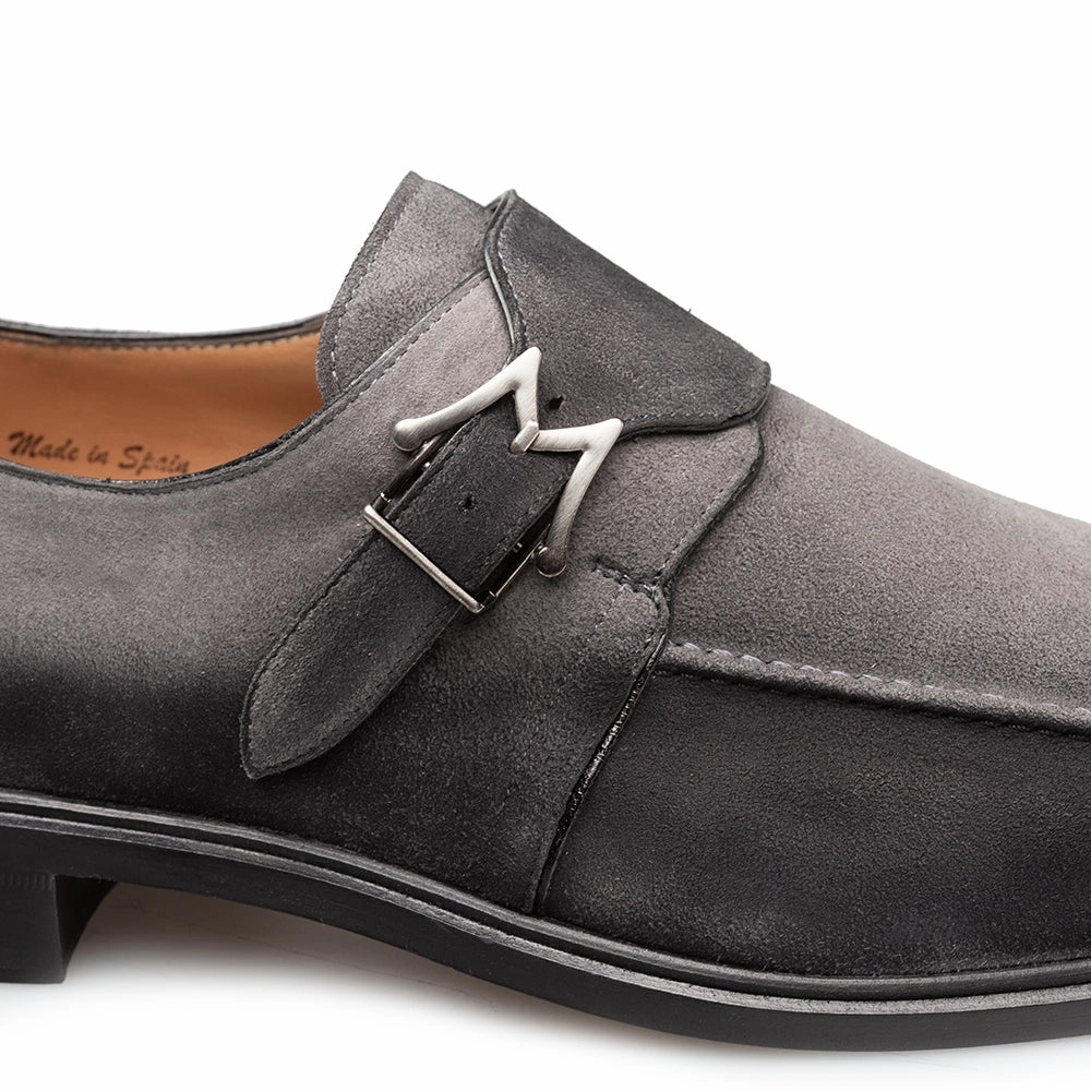 Diesel Suede Monk Strap Brogue Shoes With Shorts