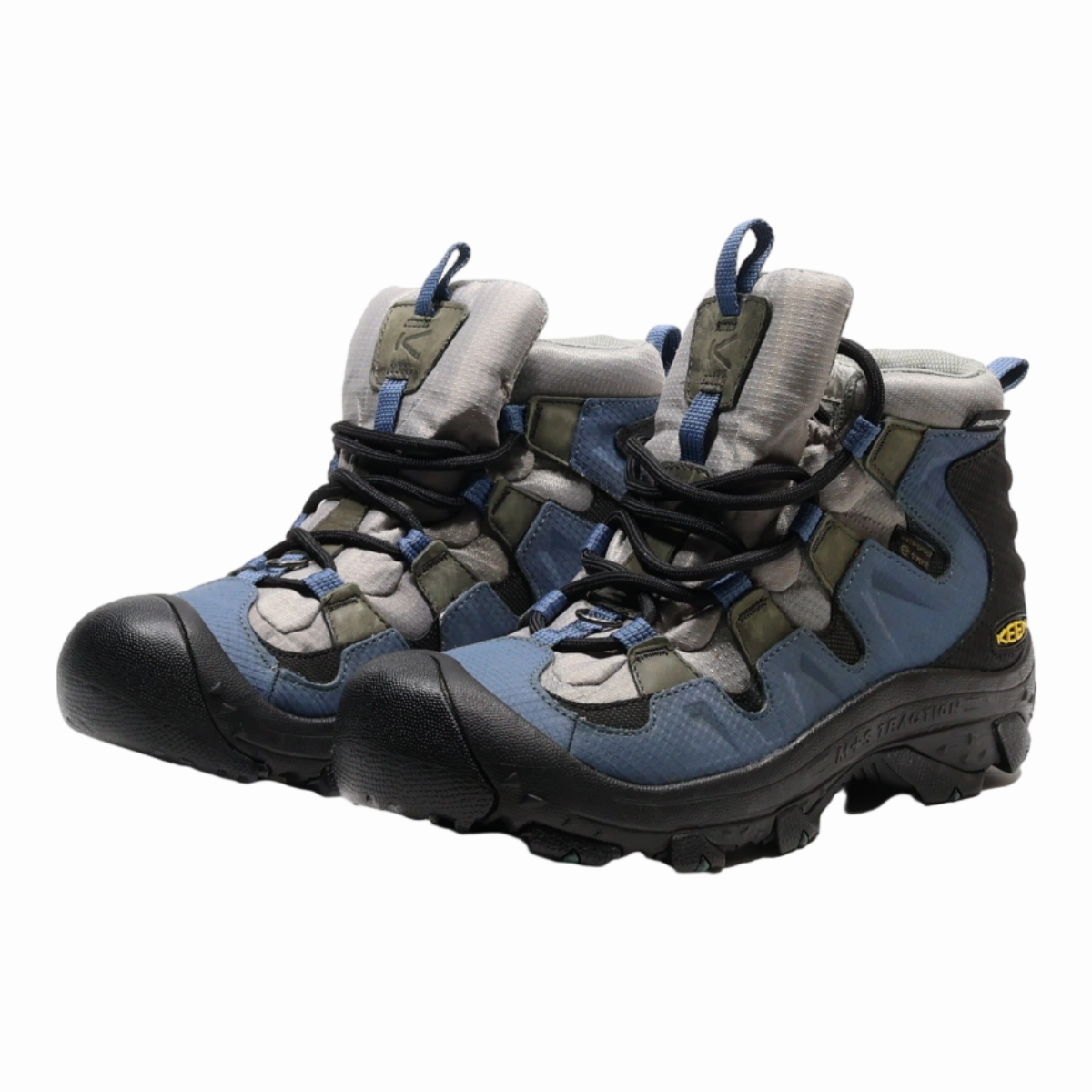 Hiking Shoes High Cut PRIMALOFT Hiking Boots Blue Synthetic Mens UK 7
