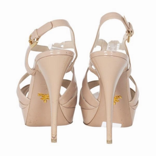 Dressy Mary Jane Shoes 9.5 Prada Patent Platform Pumps