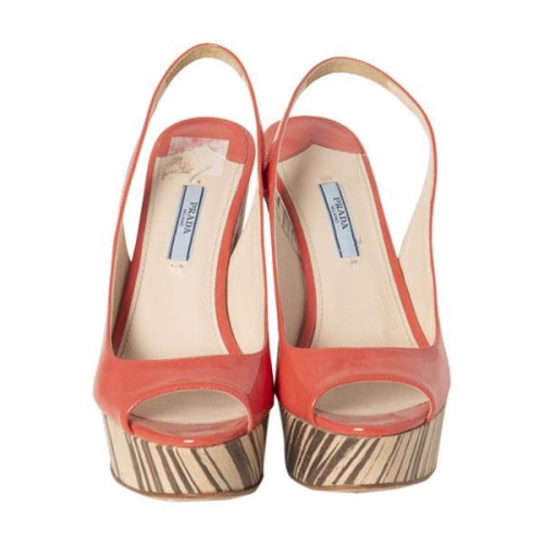 Prada Slingback Platform Pumps Quirky Mary Jane Shoes