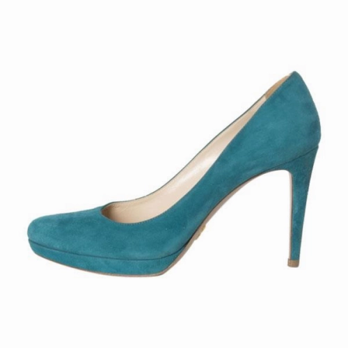 Prada Suede Platform Pumps Dr. Scholl's Mary Jane Shoes