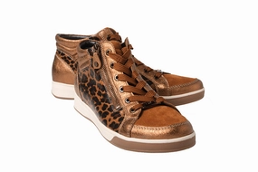 Tan Leather Brogues Ladies ARA SPRITZER TAN