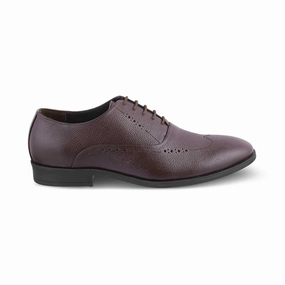 Brogue English The Alberta Brown Men's Oxford Brogue Lace Ups Tresmode