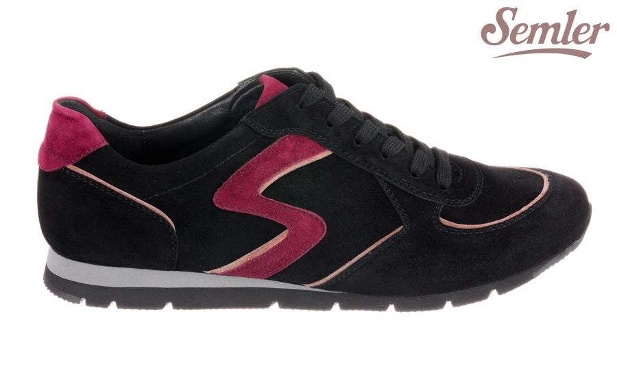 Sem Zigzag Purple Ajio Brogues