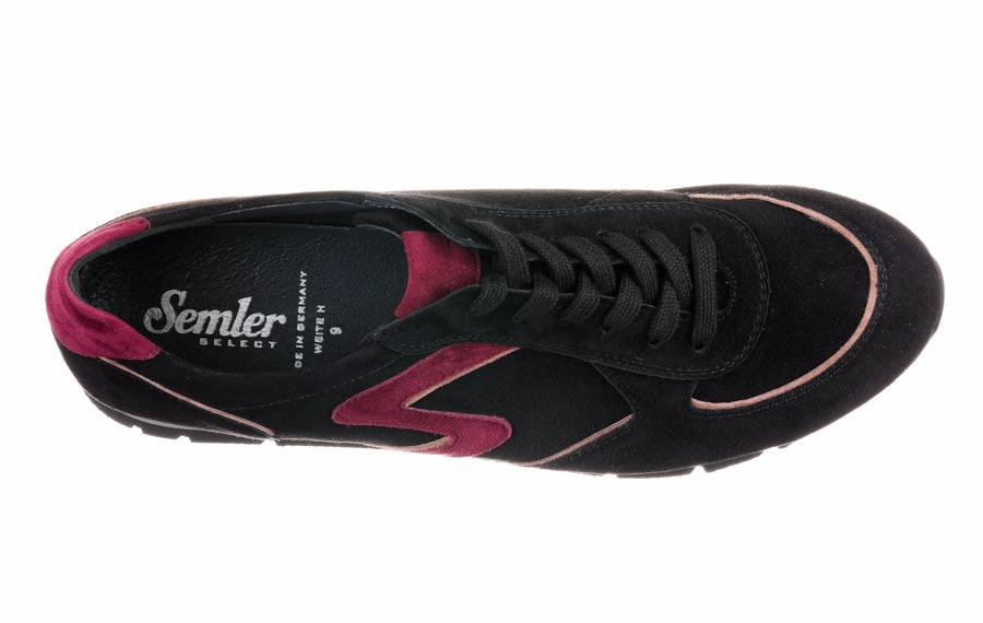 Sem Zigzag Purple Oak Brogues